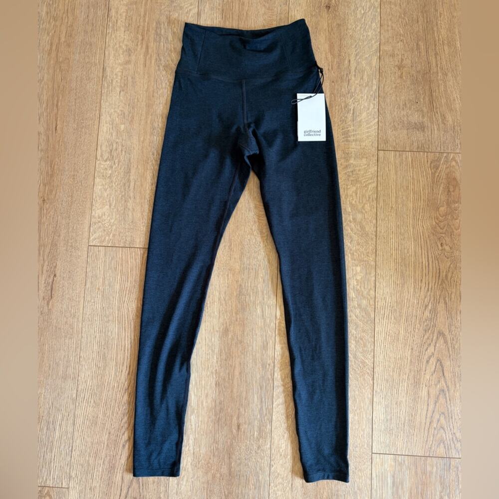 Girlfriend Collective Leggings XS Midnight Blue High Rise NWT